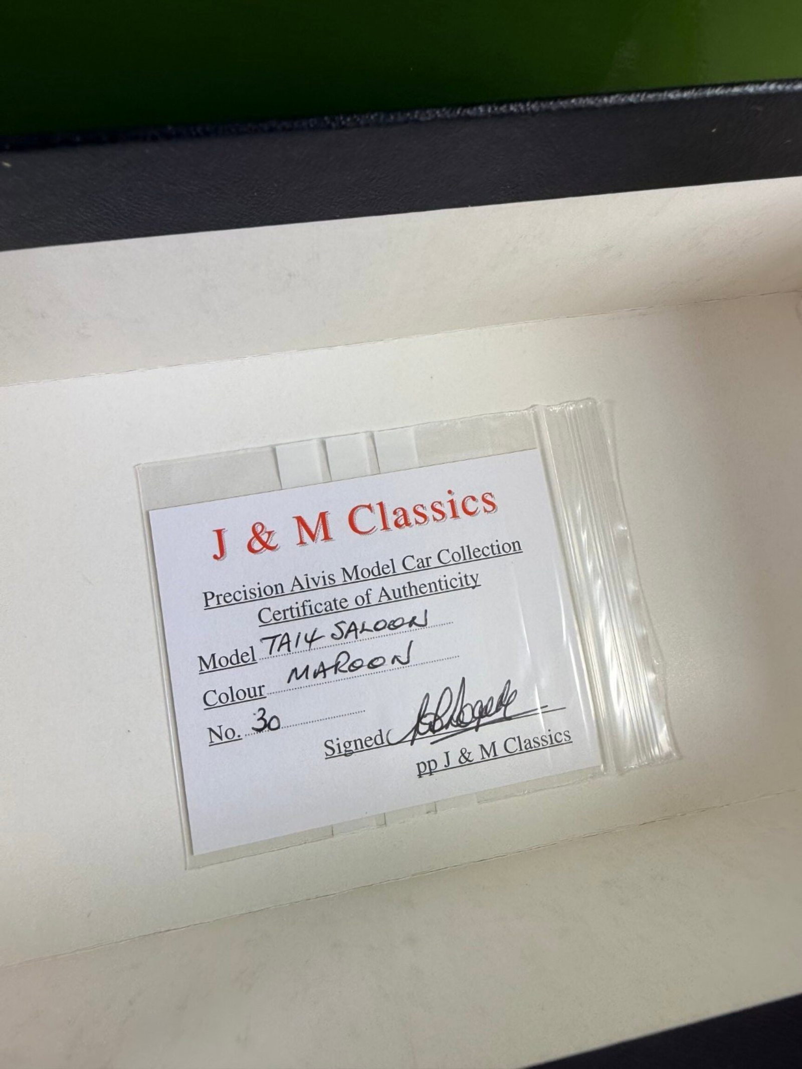 J & M Classics 1:43 Scale-TF21 Drophead & Alvis Ta14 Saloon #30 - 11