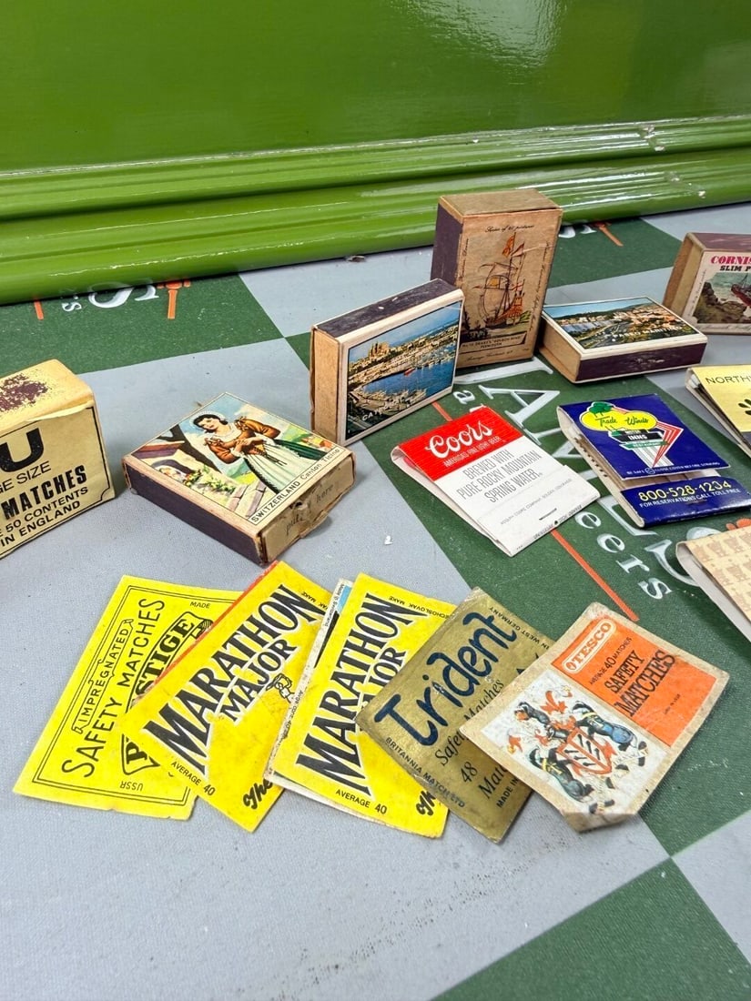 Collection Of Vintage Original Matchboxes From Around The World - 2