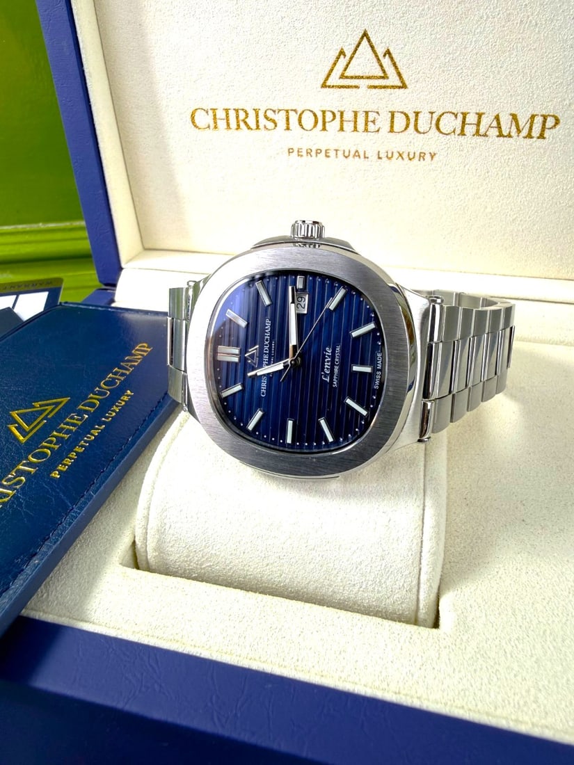 Christophe Duchamp LEnvie Watch Blue 44 Bezel-Sold Out Edition Worldwide - 8