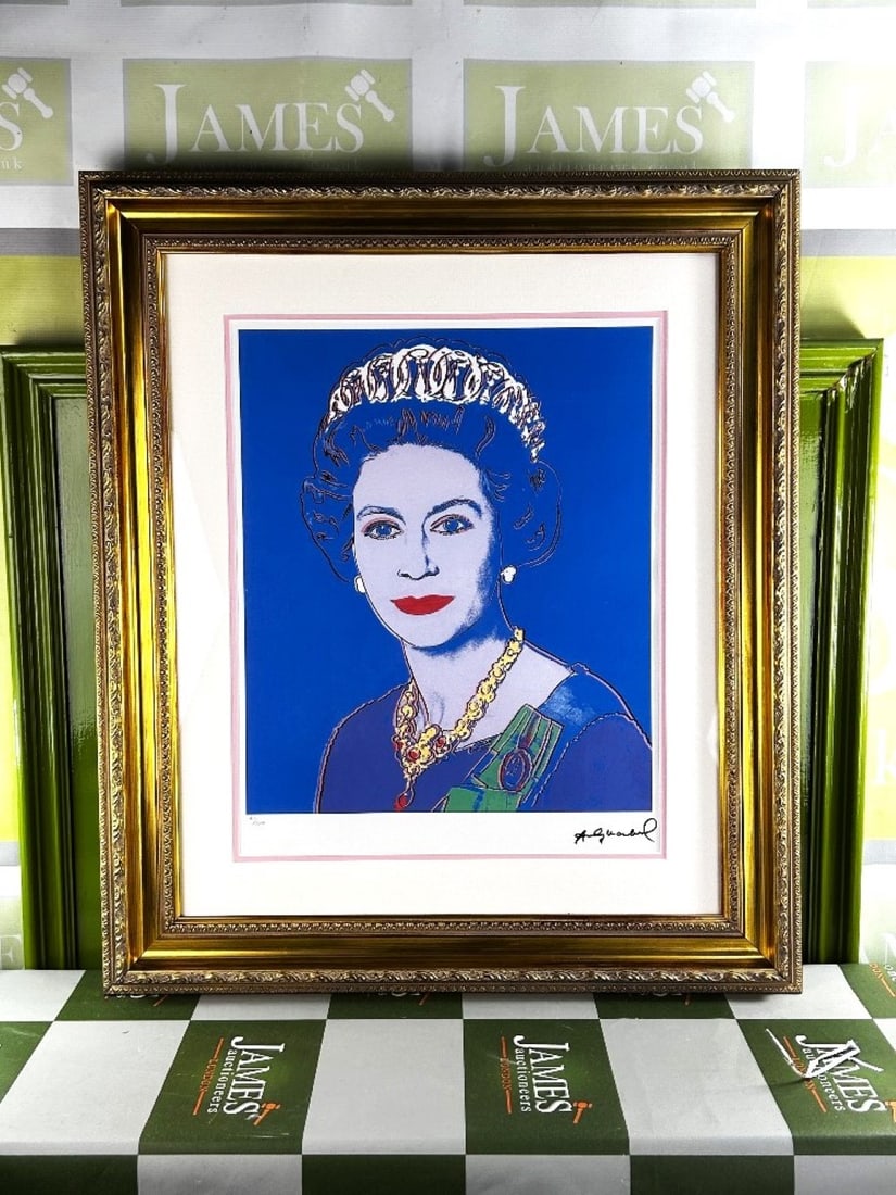 Andy Warhol-(1928-1987) Elizabeth Numbered Lithograph # 41/100: Andy Warhol-(1928-1987) "Elizabeth" Numbered Lithograph. Professionally framed using museum quality perspex and double mount, gold finish ornate framed. Dimensions & number of limited print
