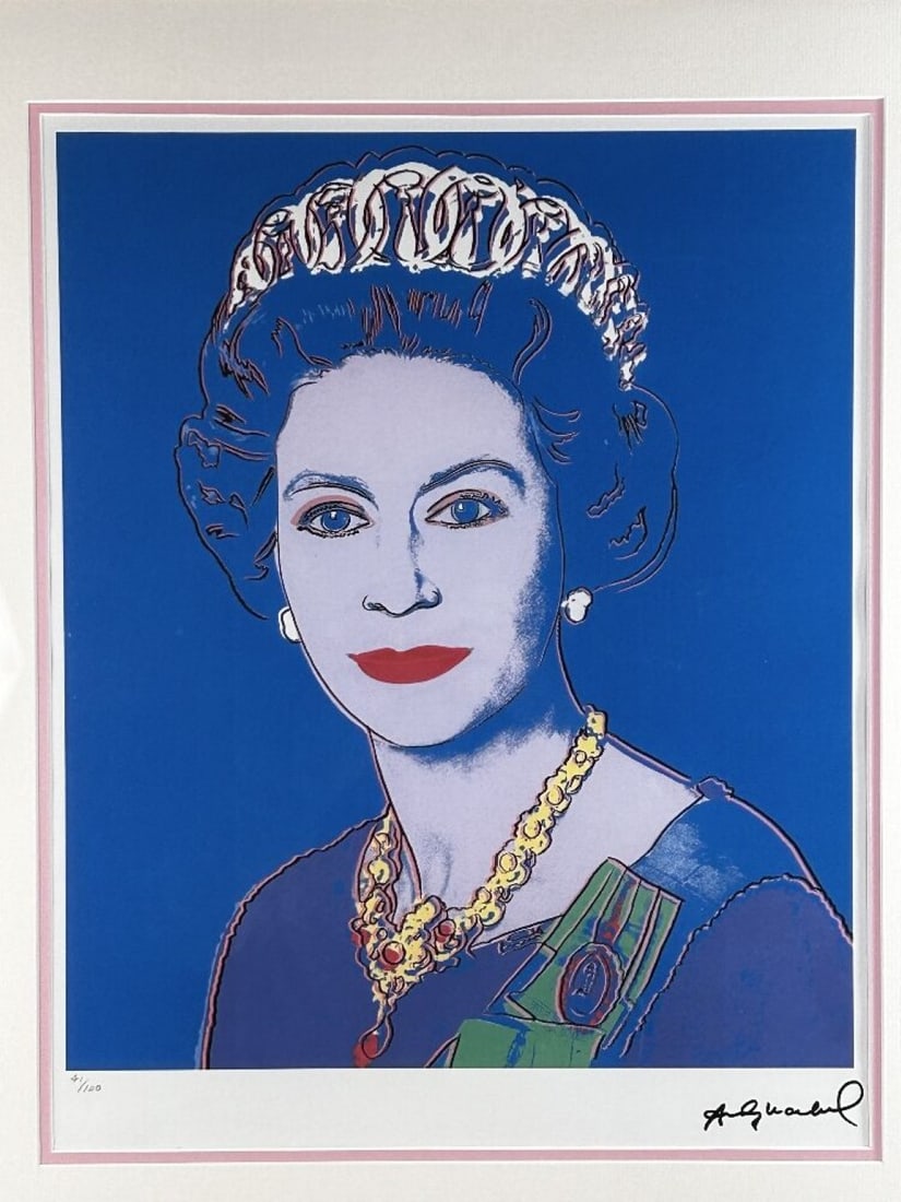 Andy Warhol-(1928-1987) Elizabeth Numbered Lithograph # 41/100 - 2