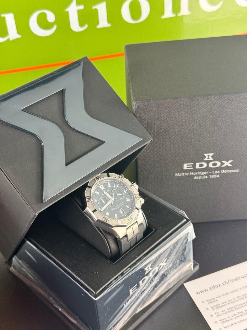 Edox Delfin `The Water Champion` Chronograph Edition Divers Watch 2024 Model - 12