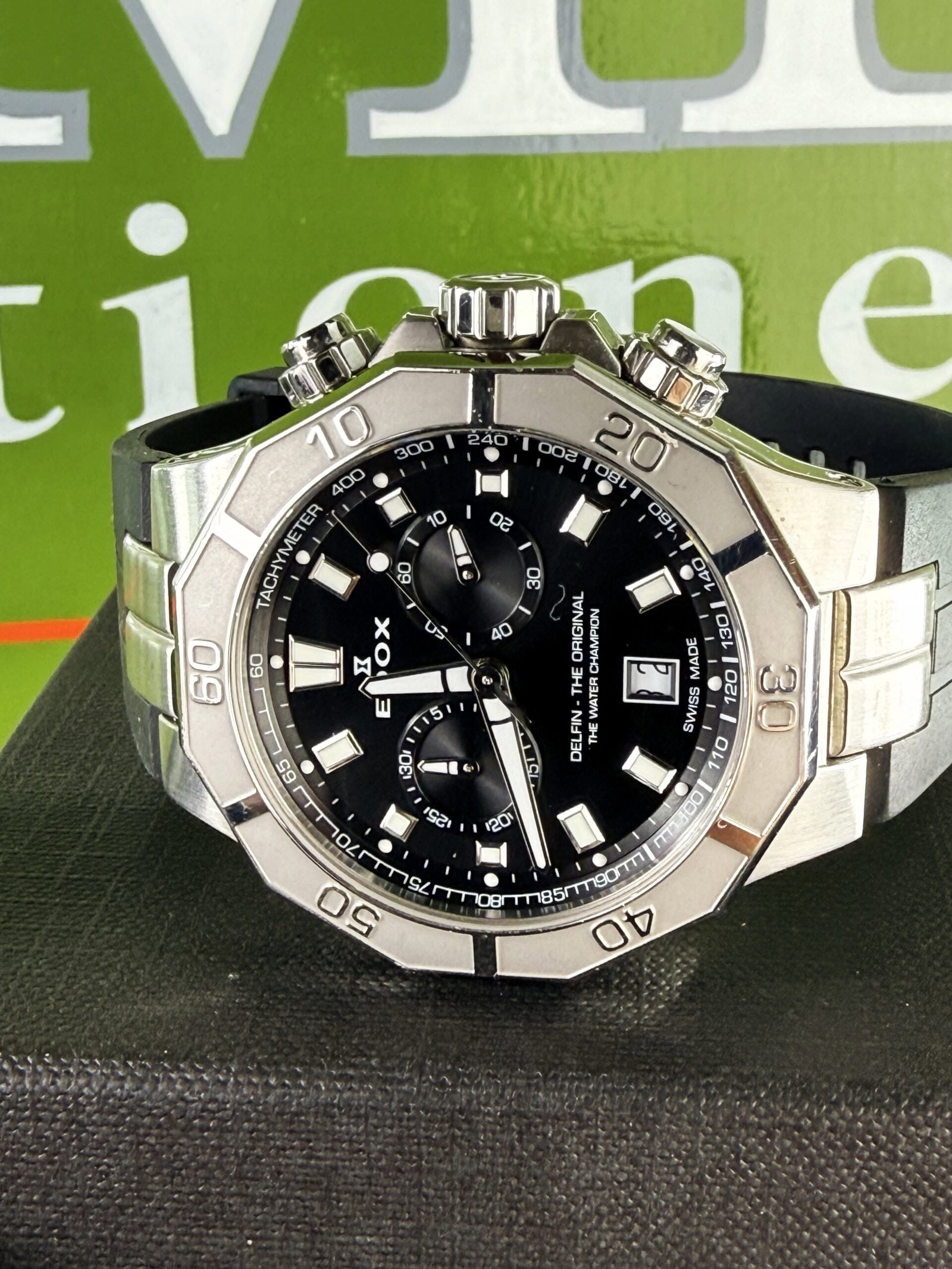 Edox Delfin `The Water Champion` Chronograph Edition Divers Watch 2024 Model - 2