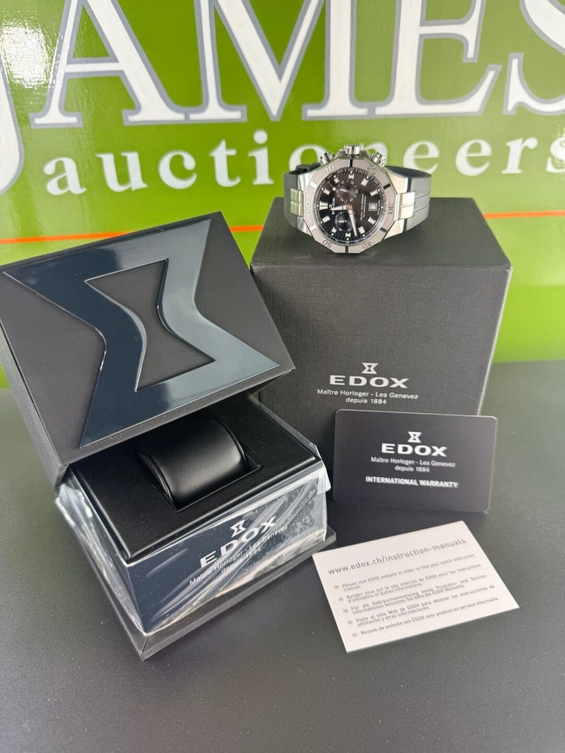 Edox Delfin `The Water Champion` Chronograph Edition Divers Watch 2024 Model - 5