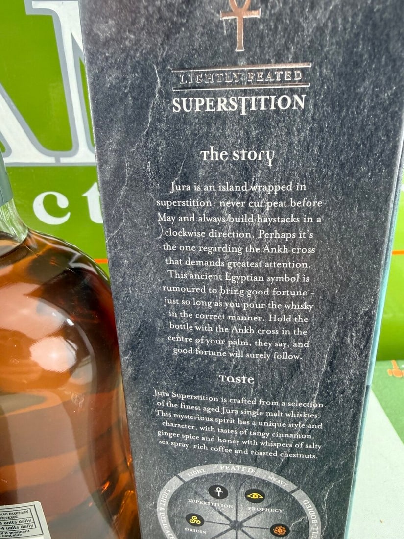 70cl Bottle of Jura Superstition Whiskey With Box - 6