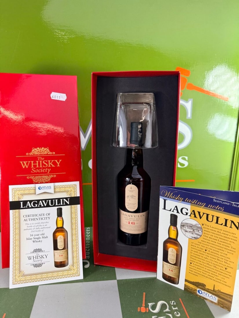 Whisky Society Presentation 20cl bottle of Lagavulin 16 yr Old (1 of 3)