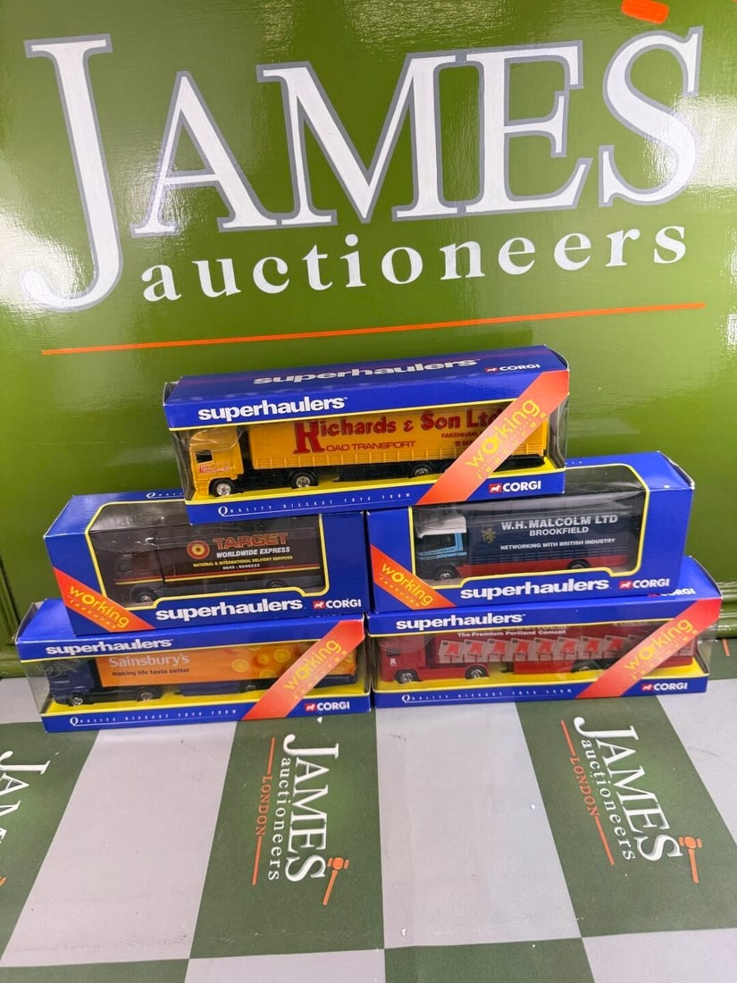 Corgi Collection Of Five Superhaulers 1:50 Scale `Working` Edition Commercial Trucks (1 of 5)