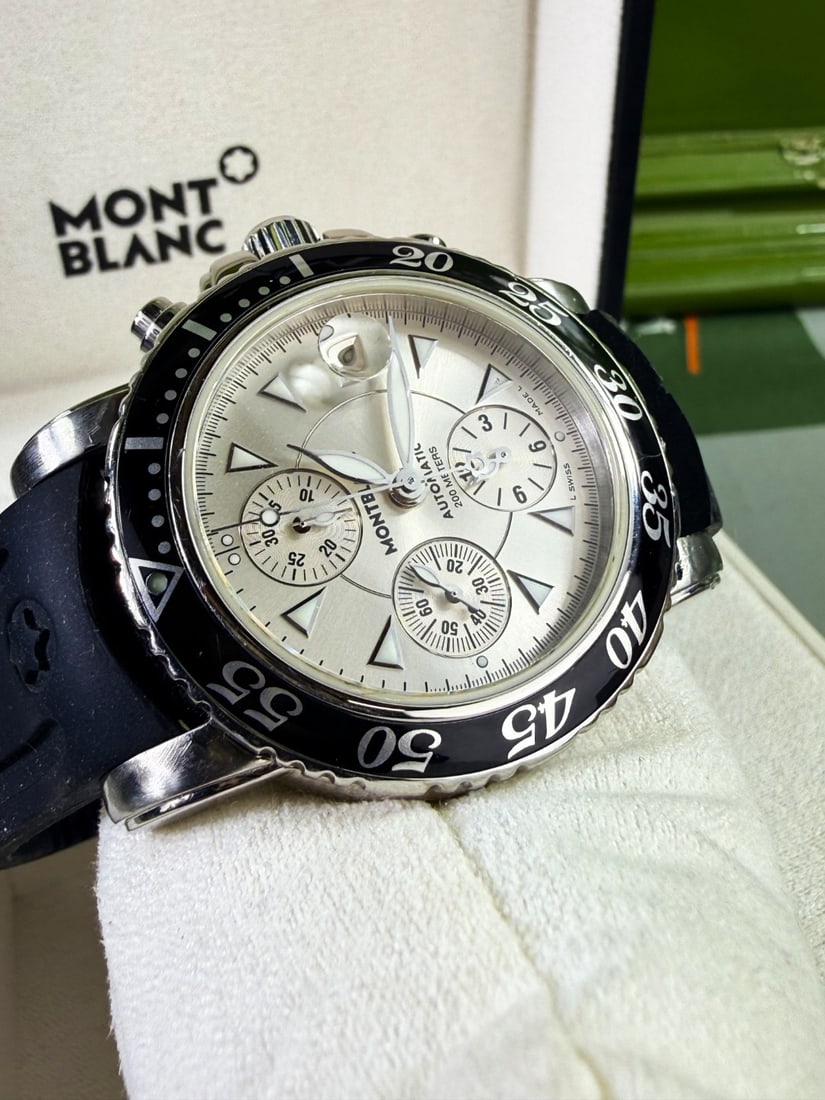 Montblanc Swiss Made Meisterstuck 7034 Edition 42mm Automatic Chronograph - 4