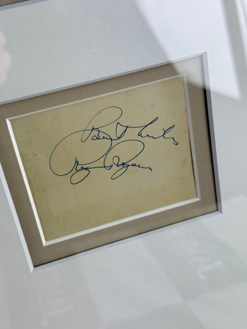Roy Rogers`1911-1988- The King Of Cowboys` Signed Montage. 1 of a Kind. - 11
