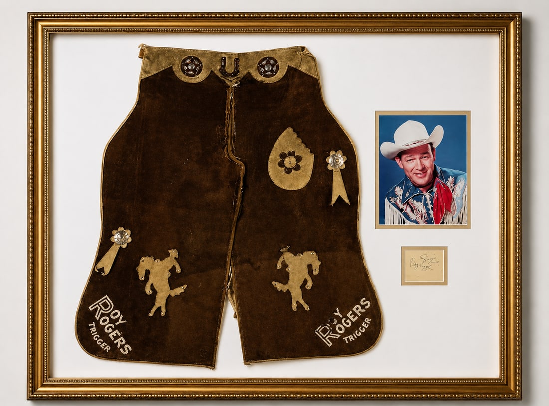 Roy Rogers`1911-1988- The King Of Cowboys` Signed Montage. 1 of a Kind. (1 of 11)
