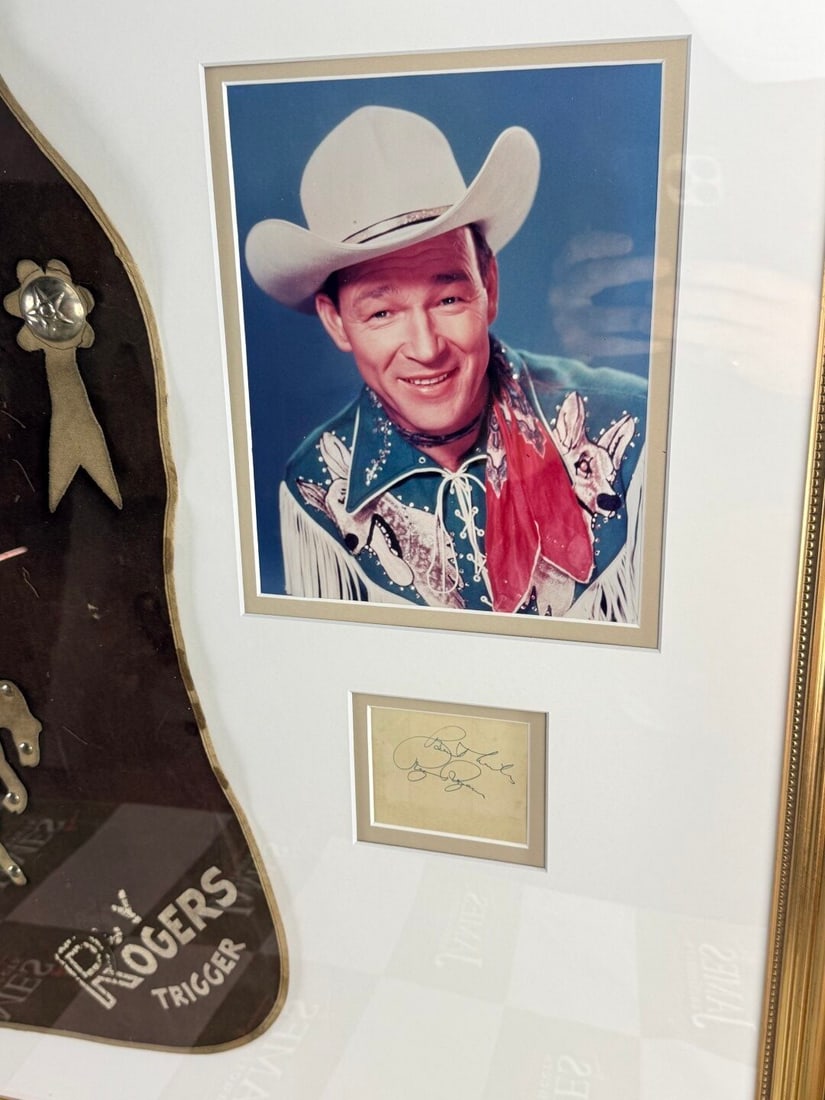 Roy Rogers`1911-1988- The King Of Cowboys` Signed Montage. 1 of a Kind. - 8