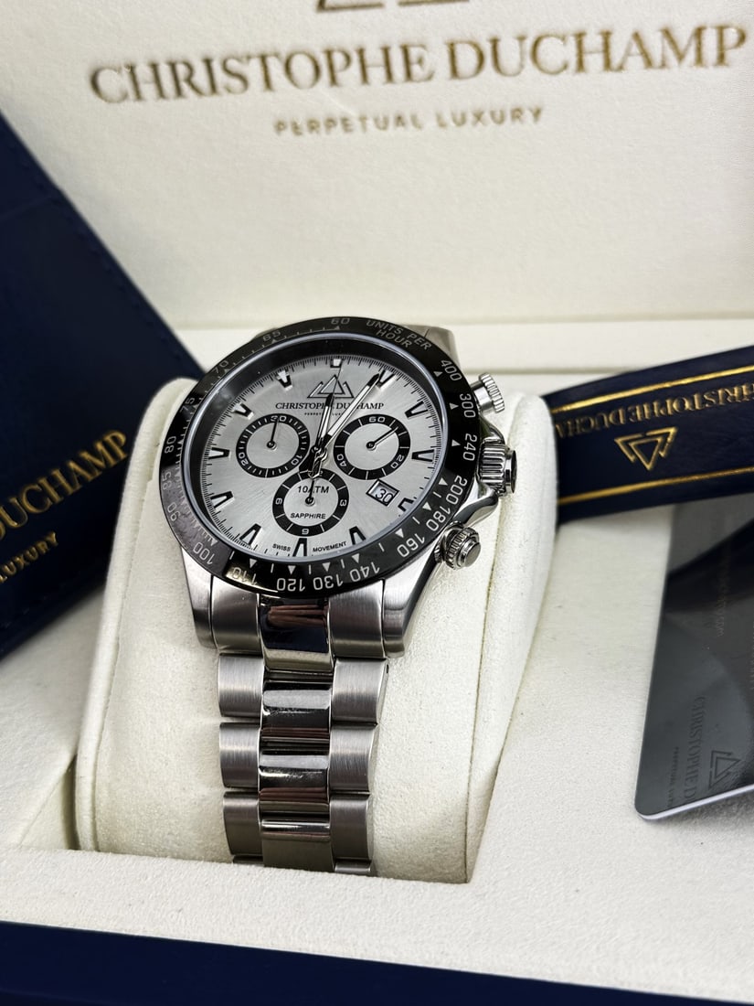 SOLD VIA BUY IT NOW-PLEASE DO NOT BID-Christophe Duchamp Grand Mont Mens Watch CD7101-11. - 3