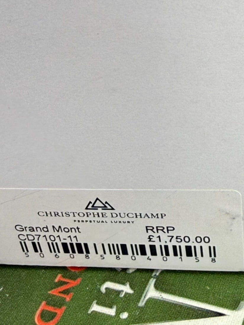 SOLD VIA BUY IT NOW-PLEASE DO NOT BID-Christophe Duchamp Grand Mont Mens Watch CD7101-11. - 4