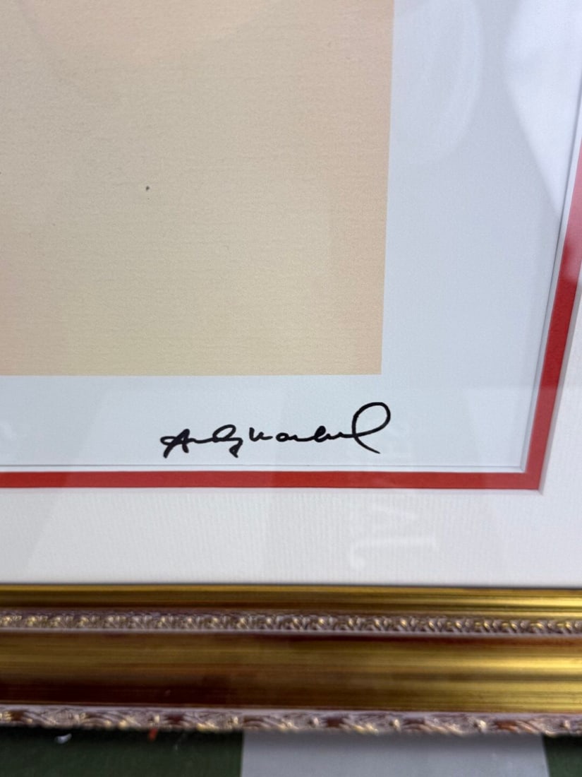 Andy Warhol-(1928-1987) `Orange Sam` Numbered Lithograph #50 /100 - 4