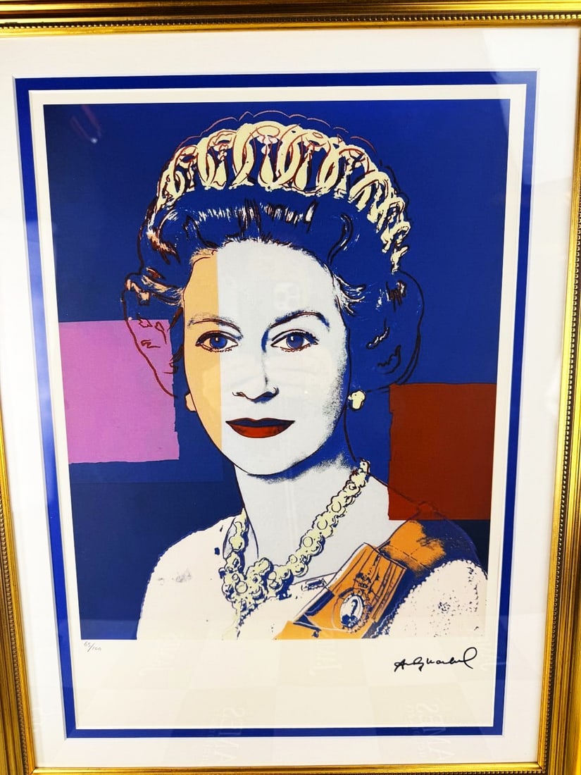 Andy Warhol-(1928-1987) Classic Elizabeth Numbered Lithograph #95/100 - 4