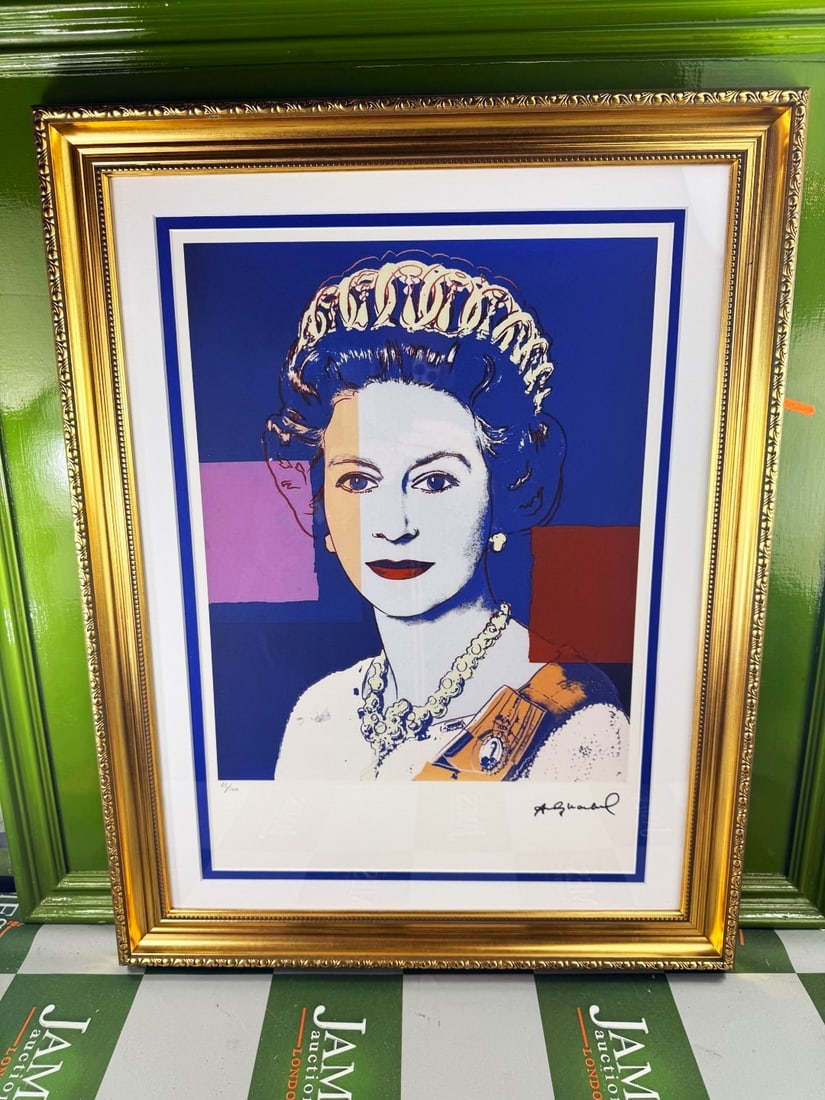 Andy Warhol-(1928-1987) Classic Elizabeth Numbered Lithograph #95/100 - 7