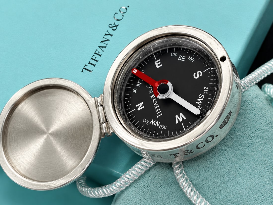 Tiffany & Co. Sterling Silver 1837 Makers Collection Compass 2001 Edition (1 of 4)