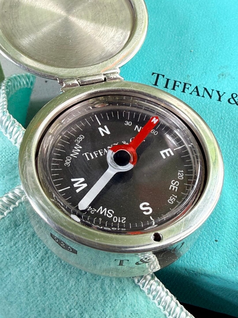 Tiffany & Co. Sterling Silver 1837 Makers Collection Compass 2001 Edition - 3