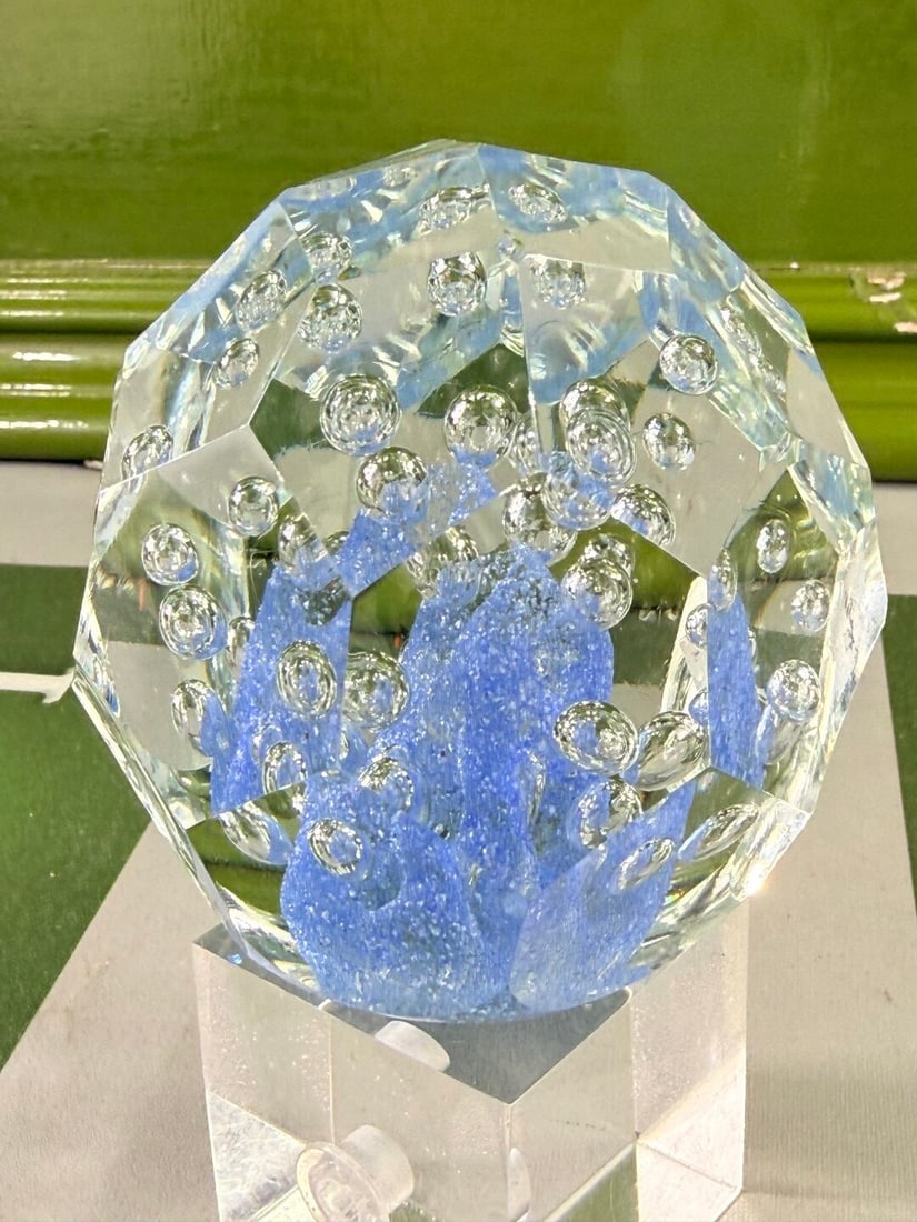 Vintage Glass Paperweight Bubbles (1 of 5)