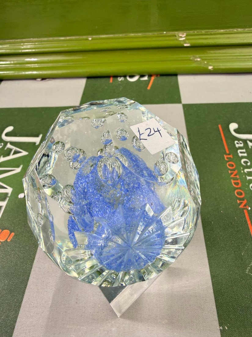 Vintage Glass Paperweight Bubbles - 5