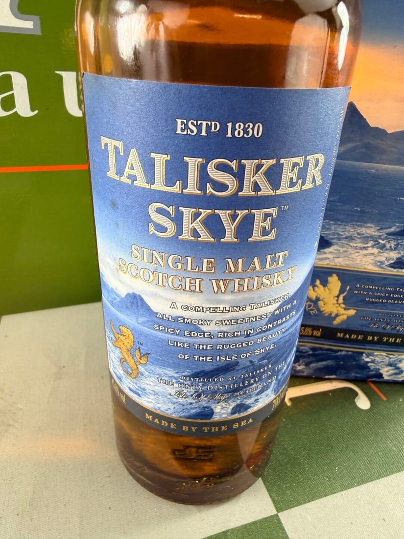 70cl bottle of Talisker Skye Whiskey with box - 2