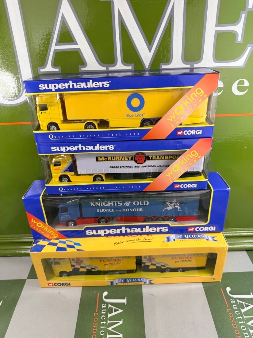 Corgi Collection Of Four Superhaulers 1:50 Scale `Working` Edition Commercial Trucks (1 of 5)