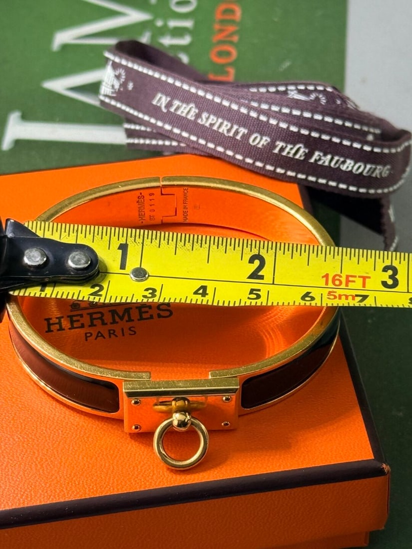 Hermes Paris Iconic Edition Bracelet Gold/Black - 4