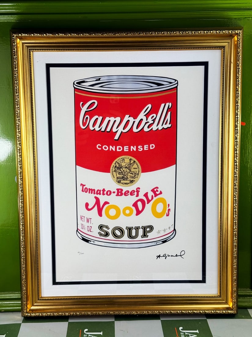 Andy Warhol-(1928-1987) Campbells Numbered Lithograph #42/100 - 7