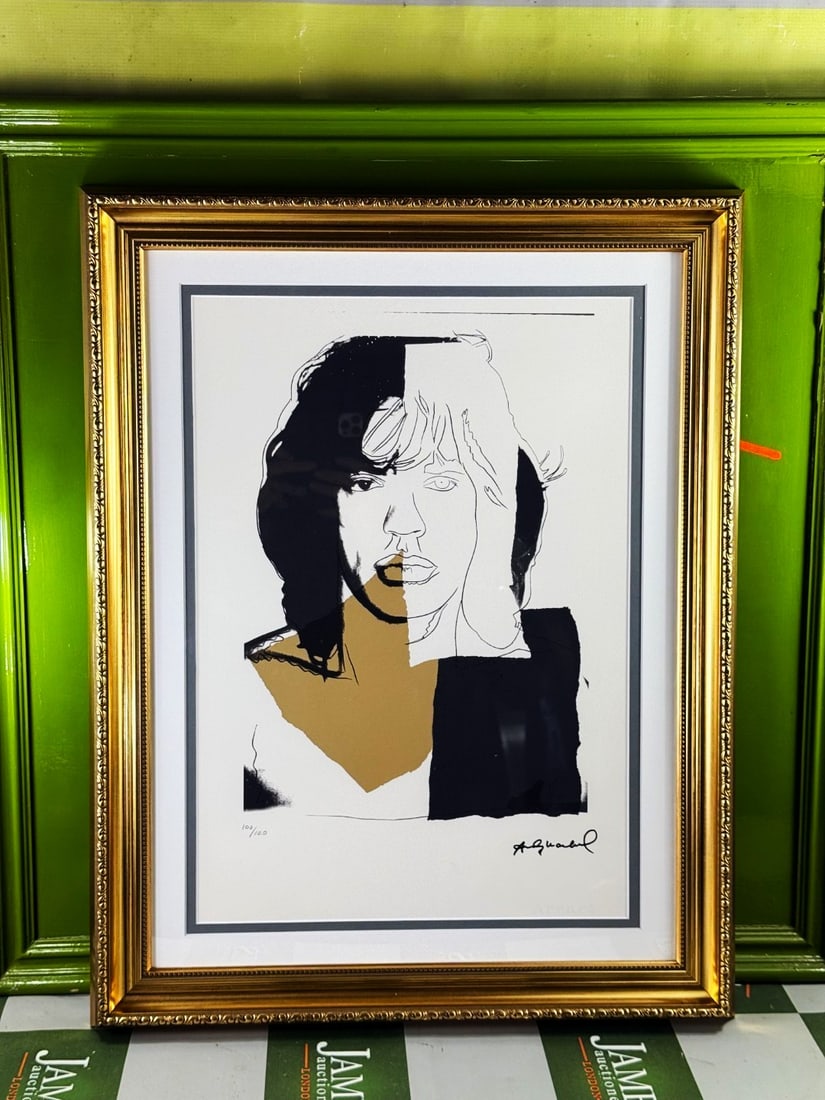 Andy Warhol-(1928-1987) Jagger Numbered Lithograph 100/100 - 8