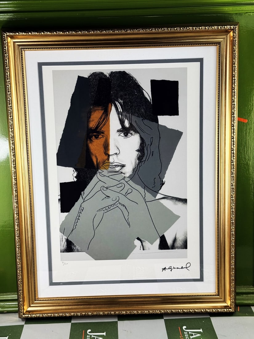 Andy Warhol-(1928-1987) Jagger Numbered Lithograph 93/100 - 7