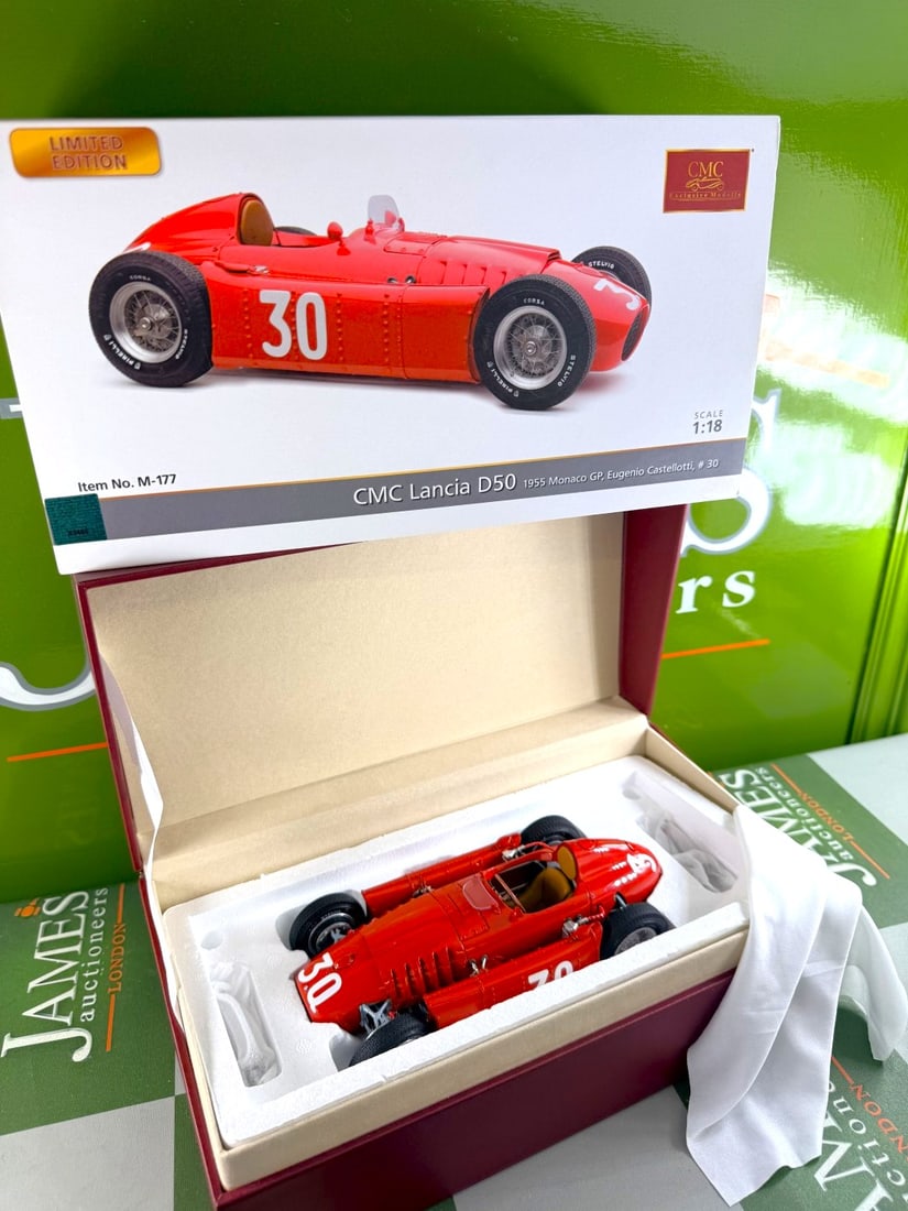 CMC Lancia D50-1:18 Scale -1955 Monaco GP-Eugenio Castellotti (1 of 9)