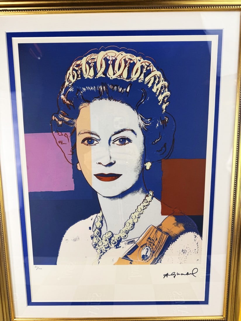 Andy Warhol-(1928-1987) `Elizabeth Classic` Numbered Lithograph # 28/100 - 6