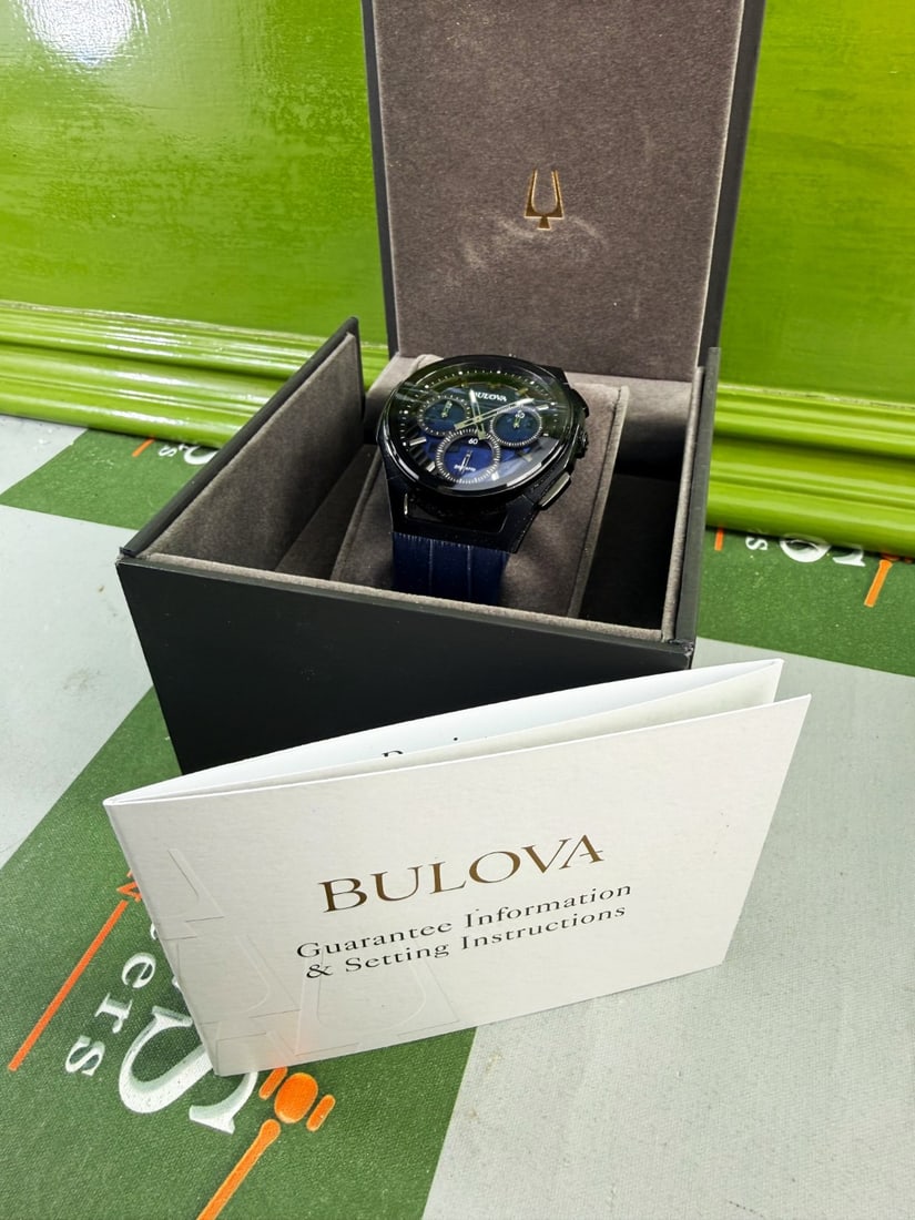 Bulova Gents CURV Midnight Black/Blue Chronograph Edition 2025 Edition - 2