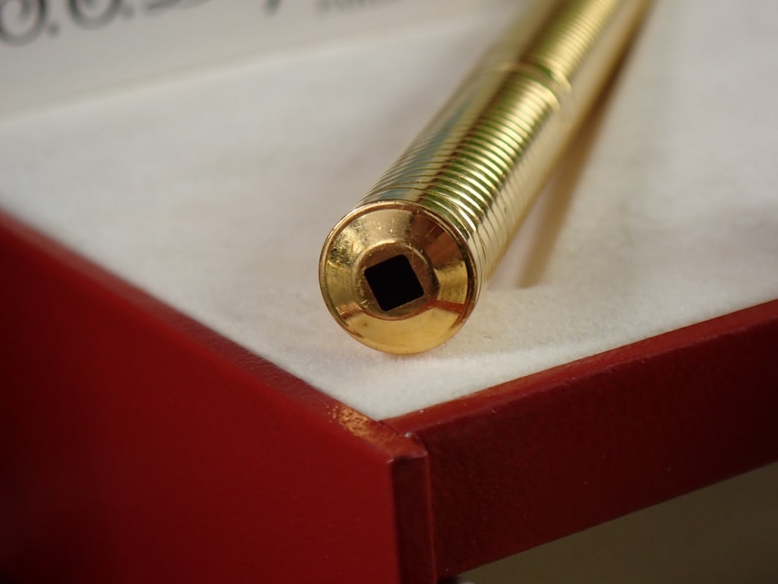 St Dupont Vintage Gold Ballpoint Pen`Lady Mascara` Edition - 3