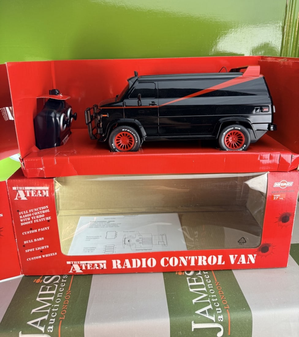 Hitari-Vintage Mint A Team Radio Control Van-Rare Example (1 of 8)