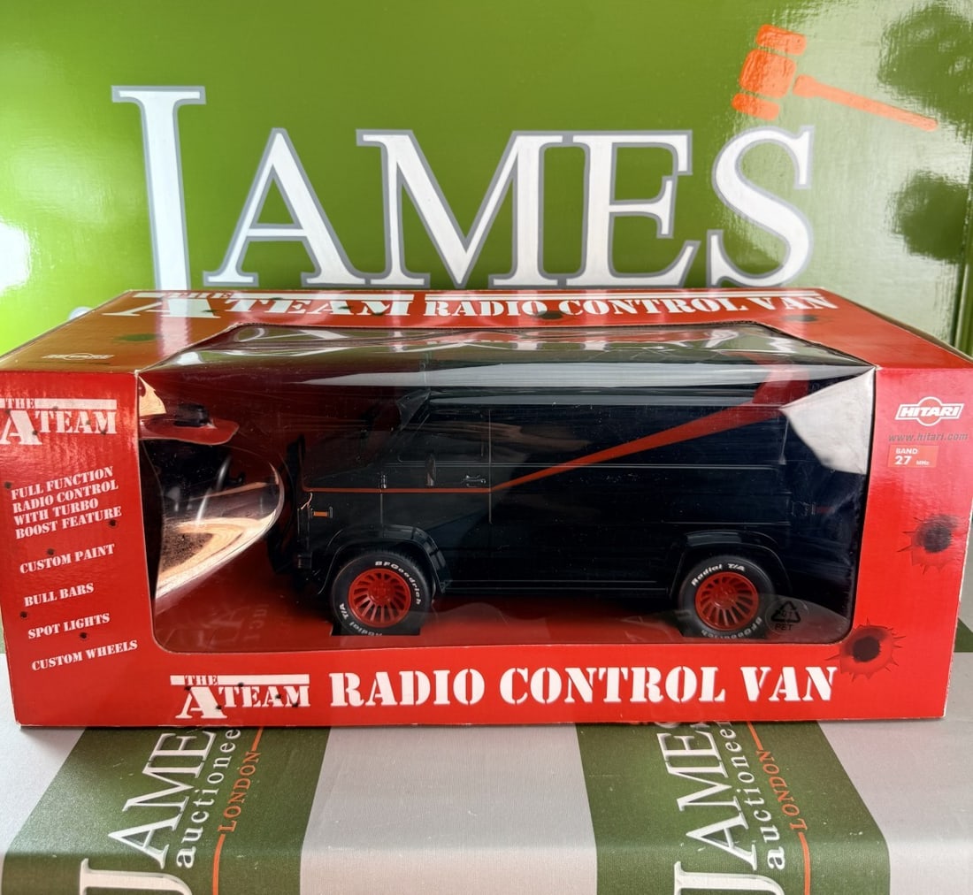 Hitari-Vintage Mint A Team Radio Control Van-Rare Example - 2