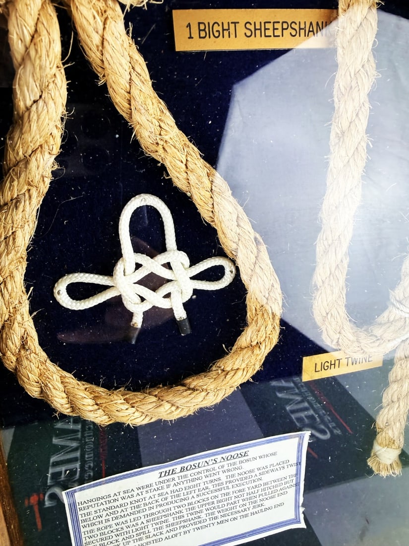 Maritime Antique Capetown Bosun`s Noose Montage - 3