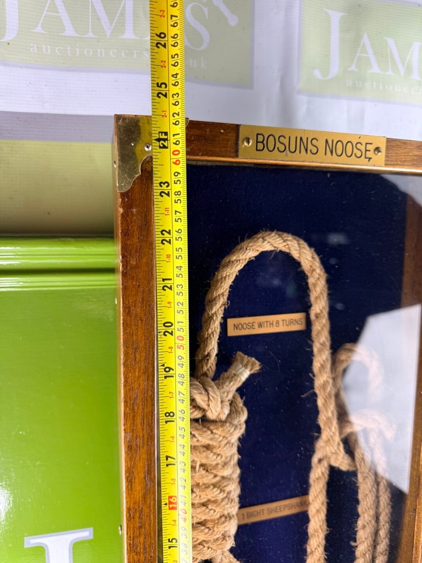 Maritime Antique Capetown Bosun`s Noose Montage - 6