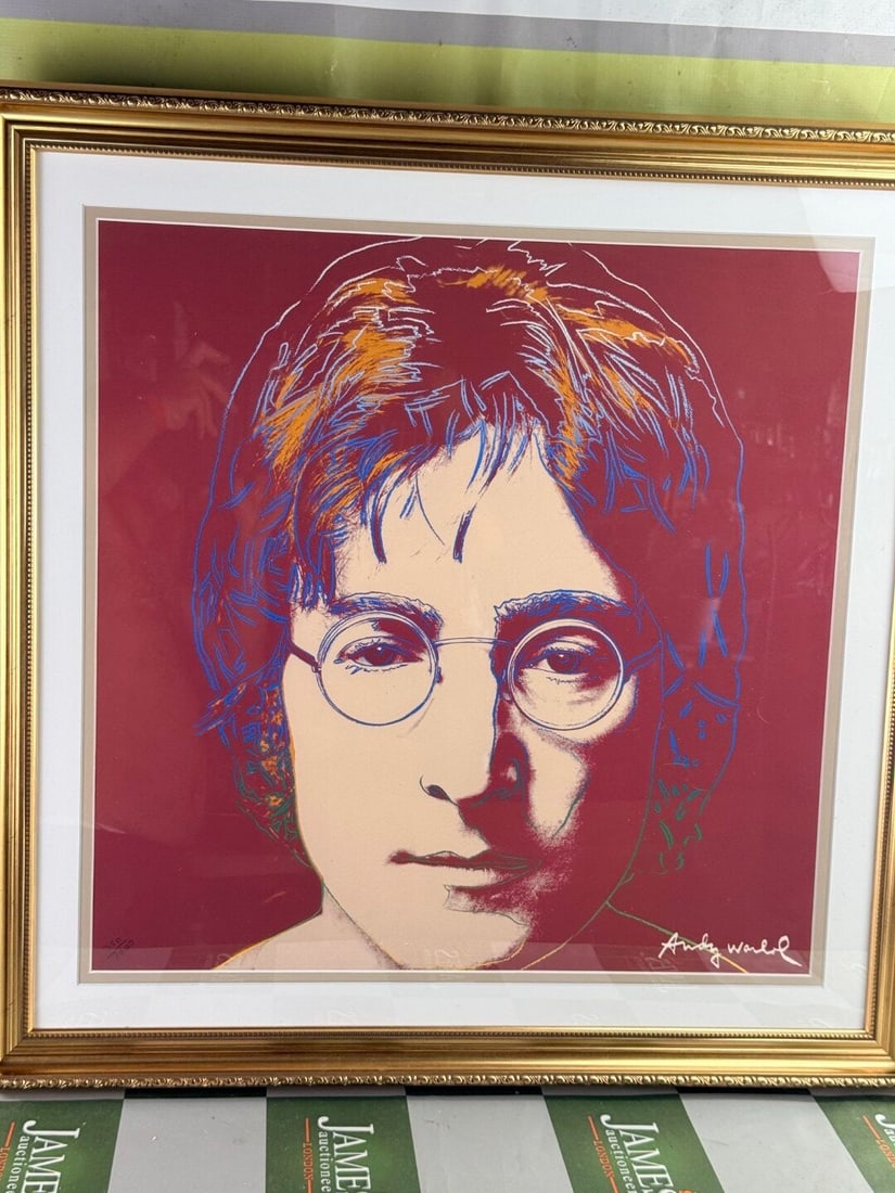 Andy Warhol-(1928-1987) John Lennon Numbered Lithograph 350/2400 - 4