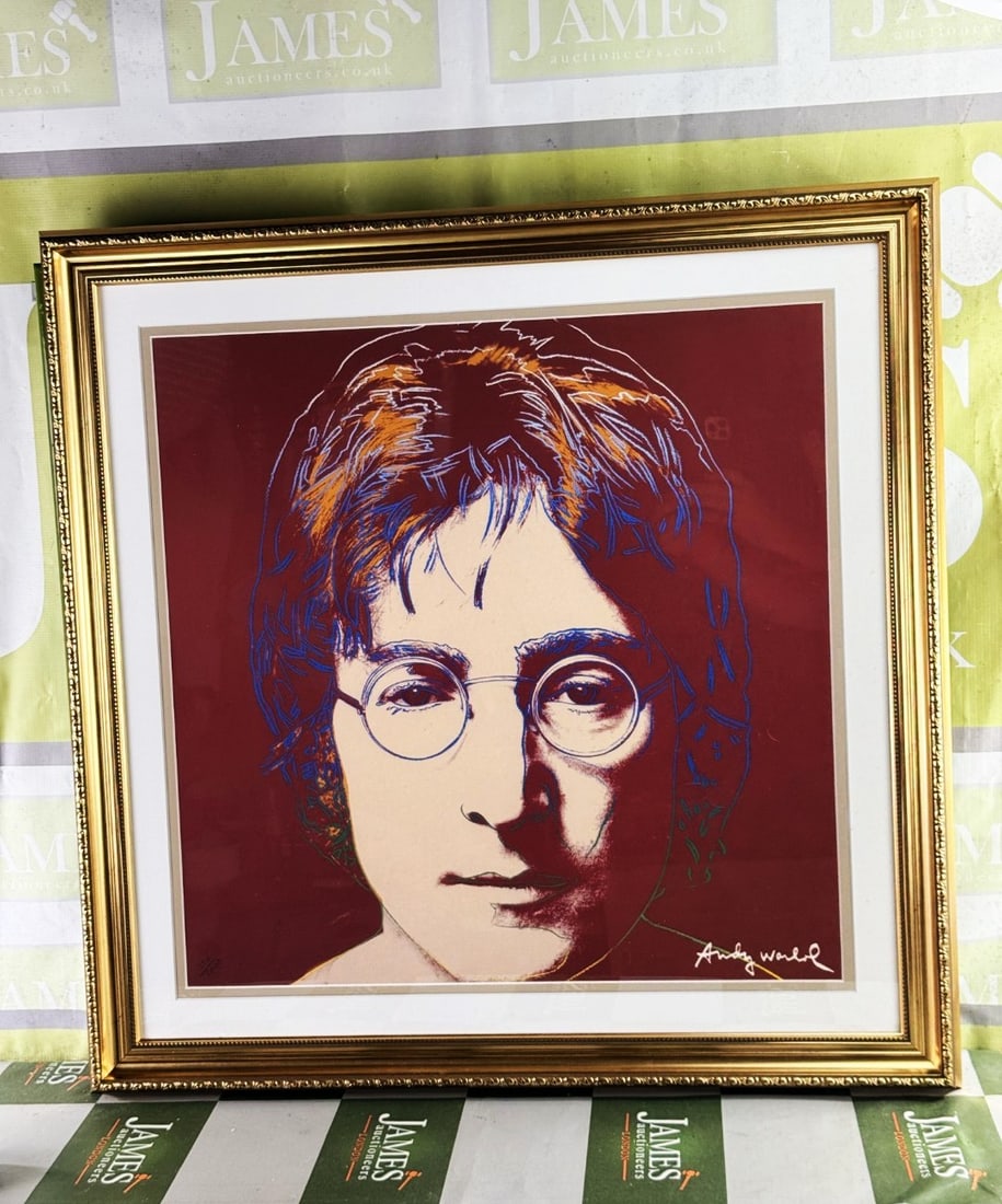 Andy Warhol-(1928-1987) John Lennon Numbered Lithograph 350/2400 - 7