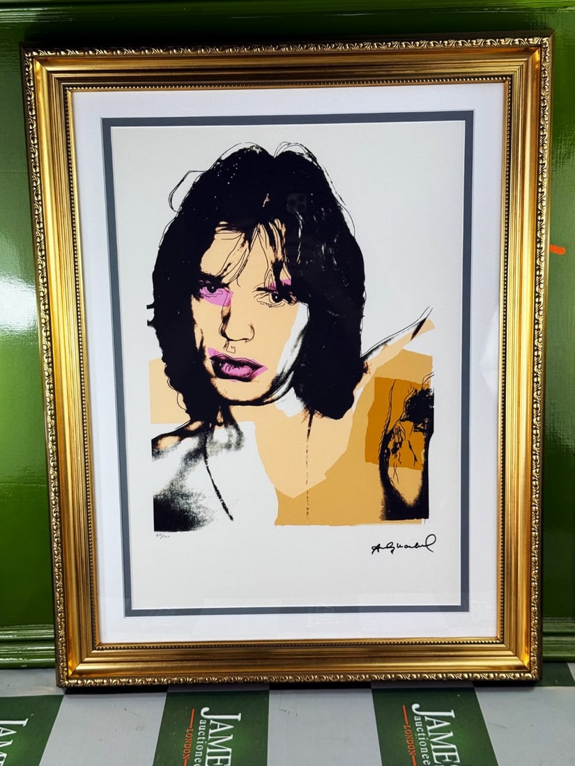 Andy Warhol-(1928-1987) Jagger Numbered Lithograph 60/100 (1 of 7)