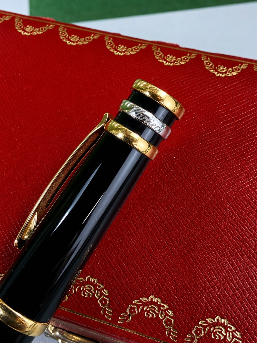 Cartier Vintage `Trinity De Cartier` Rollerball Pen-Tri Colour Gold - 3