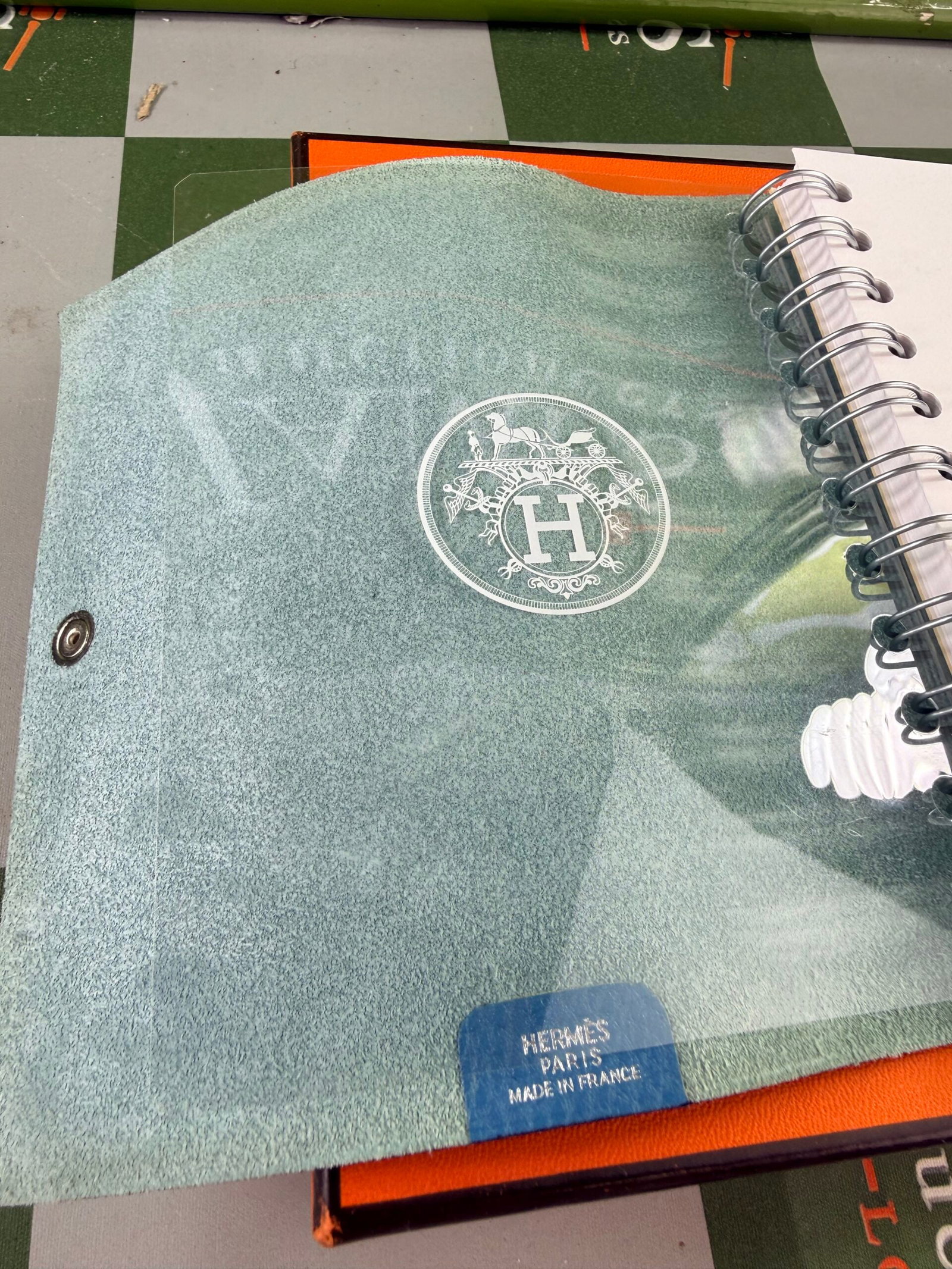 Hermes Paris- Ulysses PM Leather Note Book-Appears Unused. - 2