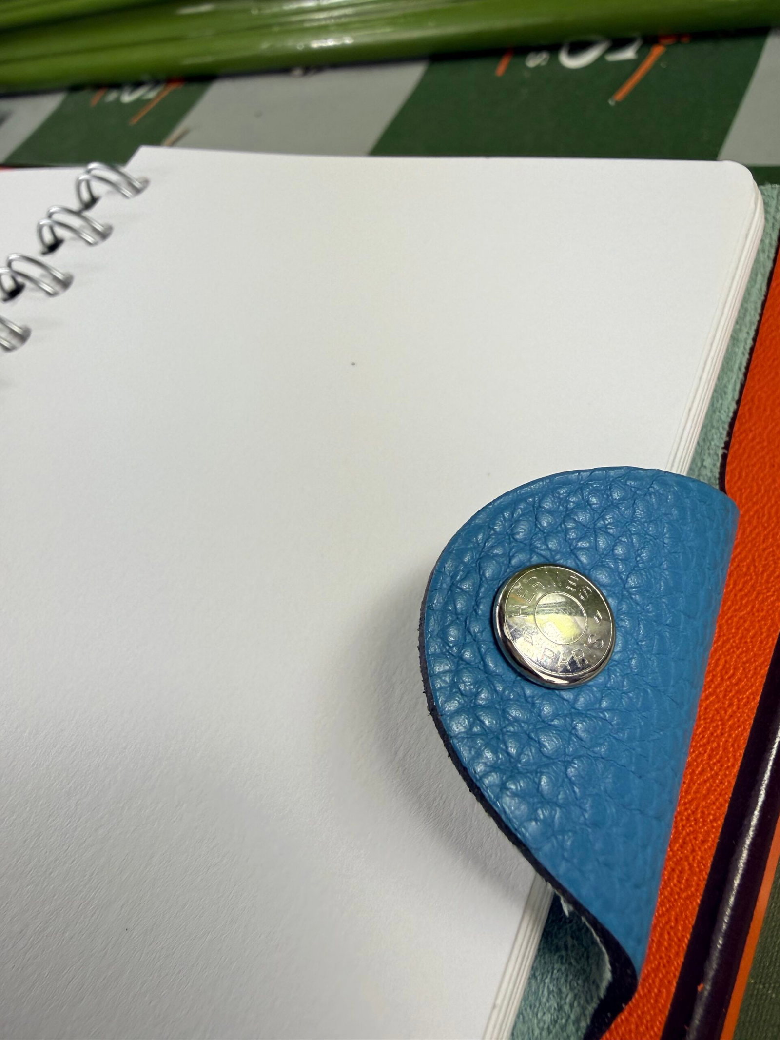 Hermes Paris- Ulysses PM Leather Note Book-Appears Unused. - 4
