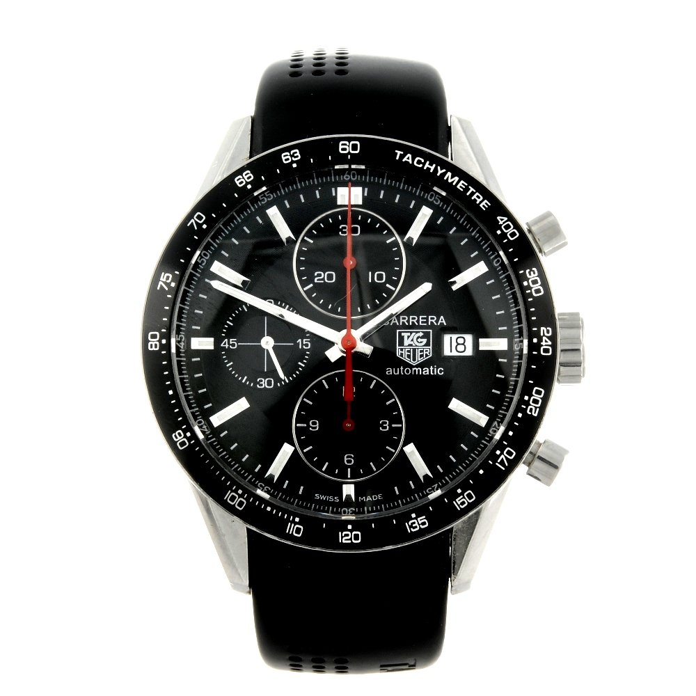 A Gent`s Tag Heuer Carrera Chronograph Watch,Exhibition (1 of 6)