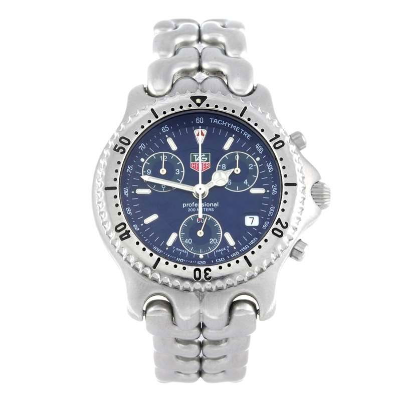 A Gent`s Tag Heuer Watch Professional  Chronograph (1 of 5)