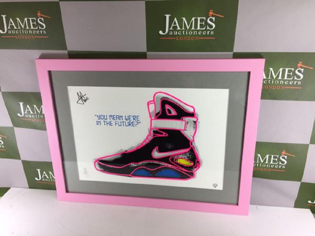 Award winning artist JJ Adams - Ltd edition "Nike Back: Award winning artist JJ Adams - Ltd edition "Nike Back to the Future" by Wishbone publishing