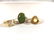 3Ladies Gold Rings: Jade, Pearl, Diamond (6.5-7) - 2