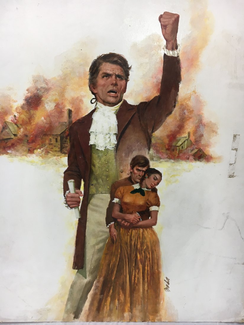 LOUIS MARCHETTI "John Smith" Illustration Art Painting (1 of 10)