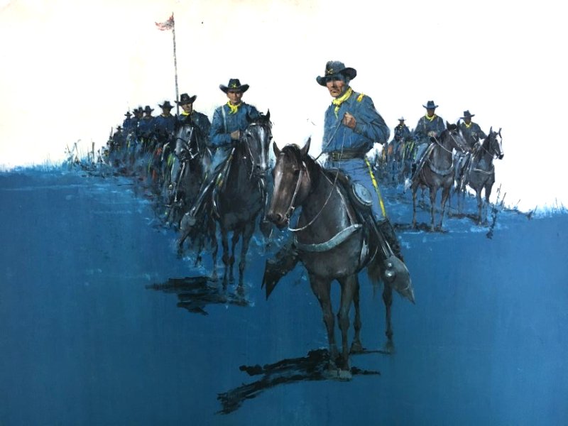 LOU MARCHETTI "Trumpets in Dawn" Graphic Novel Art (1 of 7)